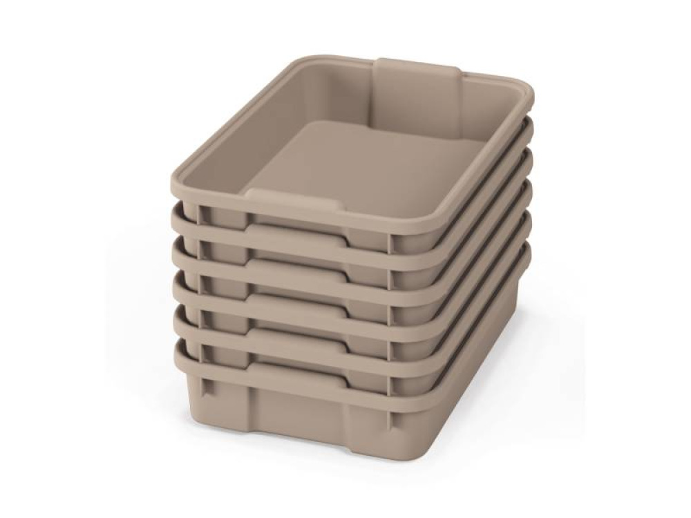 Small plastic containers - eco beige - 06