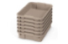 Small plastic containers - eco beige - 06