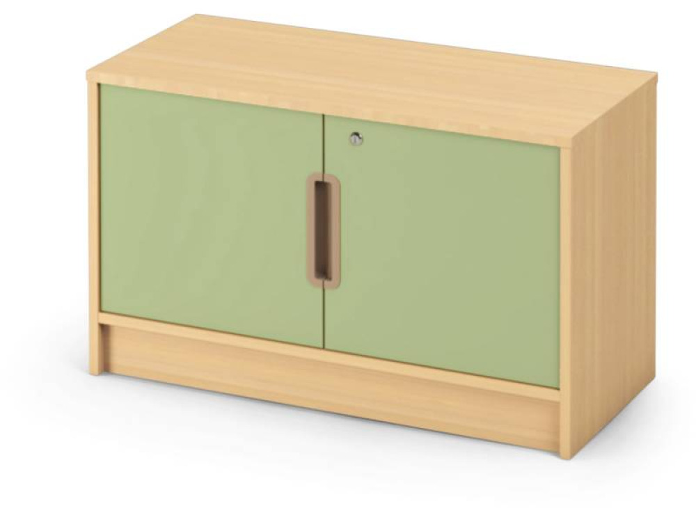 Storage Unit 92 with shelves and doors + lock - Avocado - S
