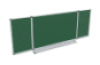 Green board with lines and squares