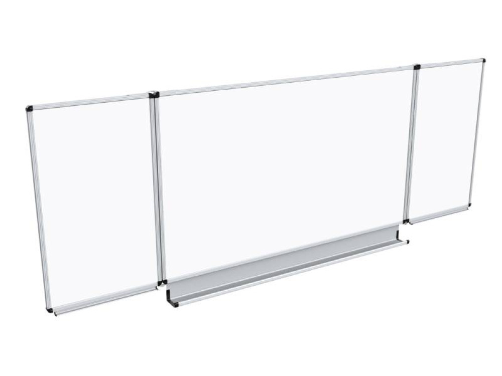 Folding magnetic whiteboard