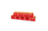 9 - big wooden trays - Red