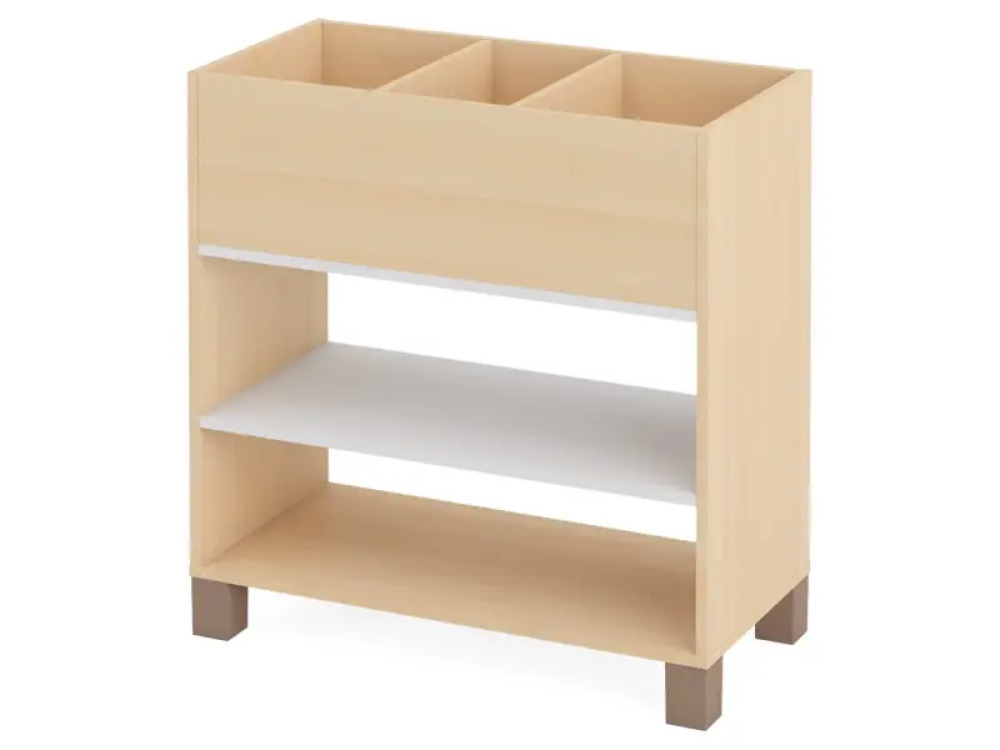 Book Bin. White. Fresh Collection