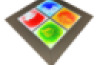 Light Up Sensory Floor Tile Kit (4 Tiles and 1 Adaptor) and Surround