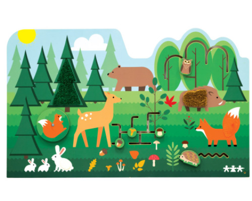 Manipulative board. Forest