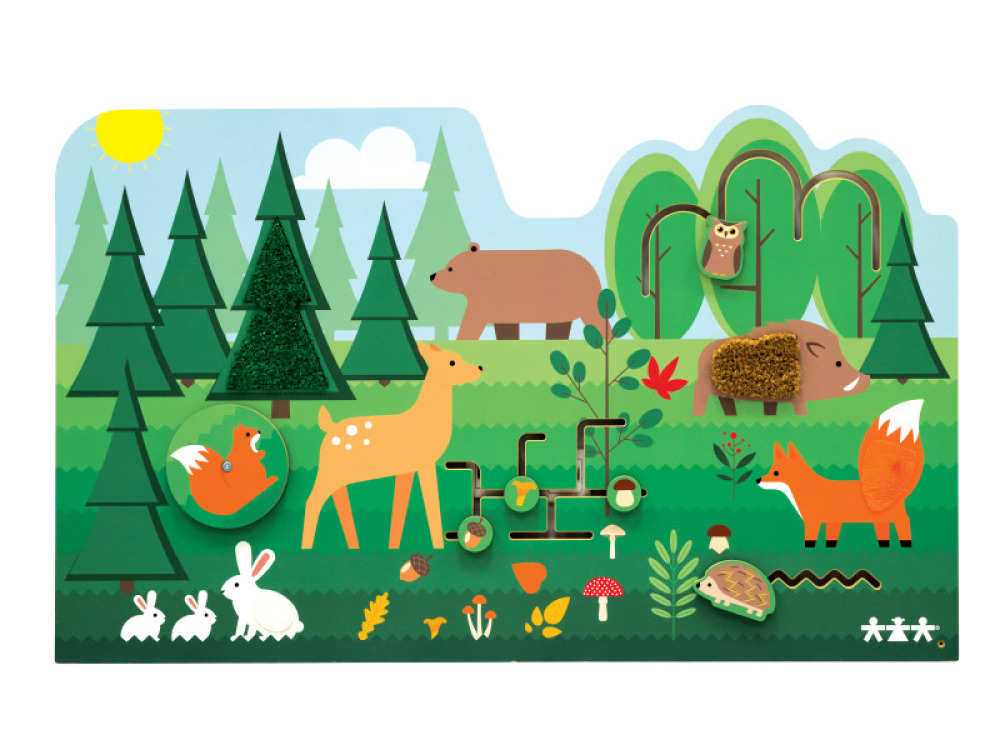 Manipulative board. Forest