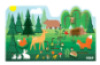 Manipulative board. Forest