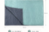 Light Weight Breathable Bamboo Fabric Weighted Blanket and Pillow Case 3kg | Grey/Green