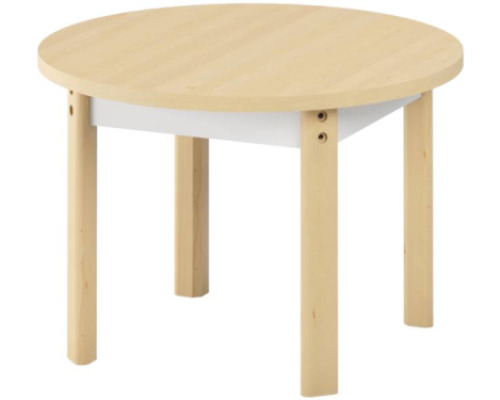 Table top for the coffee table - birch and white. Exclusive.