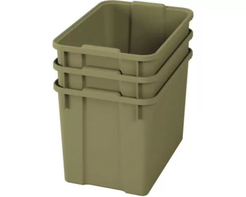 Extra large plastics containters - eco light green - 03