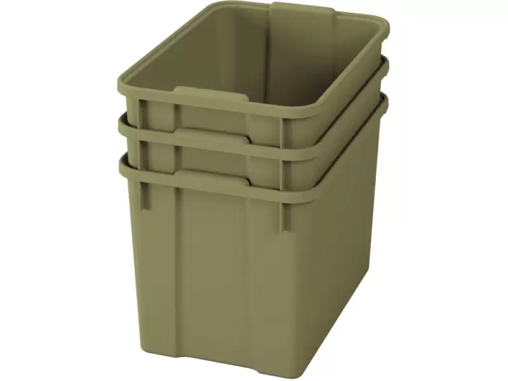 Extra large plastics containters - eco light green - 03