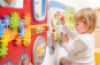 Train. Wall-mounted manipulative board maxi