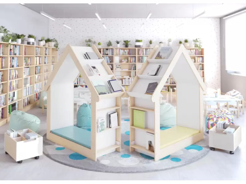 Hideout with bookcase
