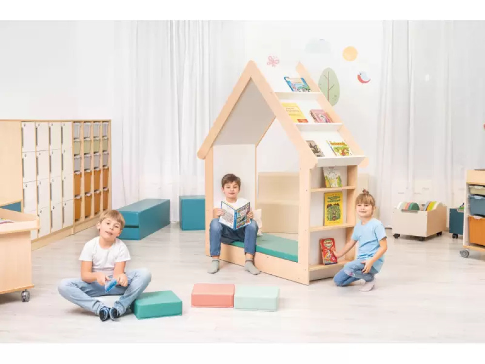 Hideout with bookcase