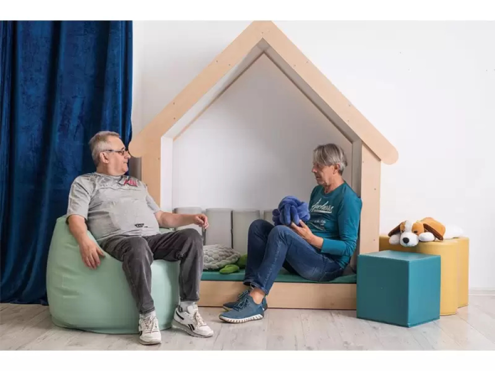 Hideout with bookcase
