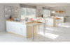 DUO set left 1.60 m with countertop in oiled oak colour. Master Kitchen Collection