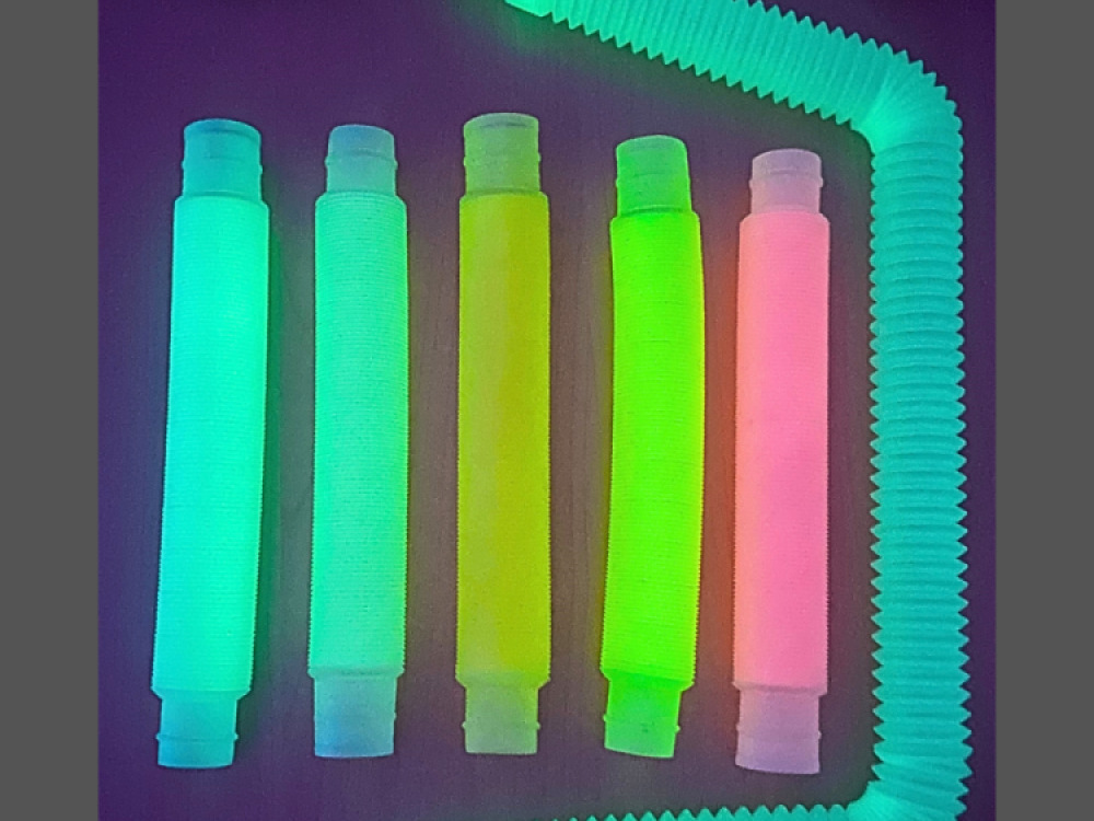 Glow in dark Fidget Stretch Tubes
