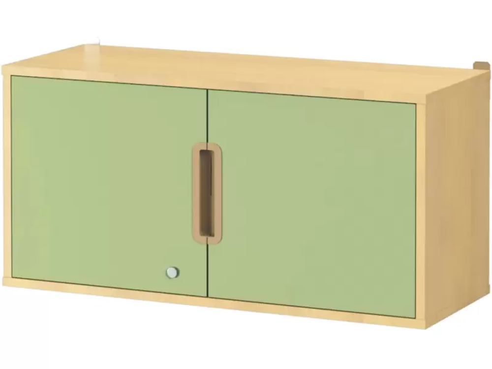Hanging Cabinet 92 with doors and lock - Avocado