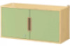 Hanging Cabinet 92 with doors and lock - Avocado