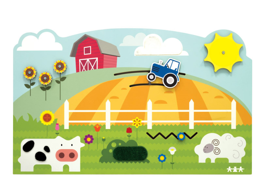 Manipulative board. Farm