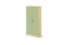 Tall wardrobe 92 with doors and lock - Avocado