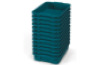 Small plastic containers - eco blue-green - 12