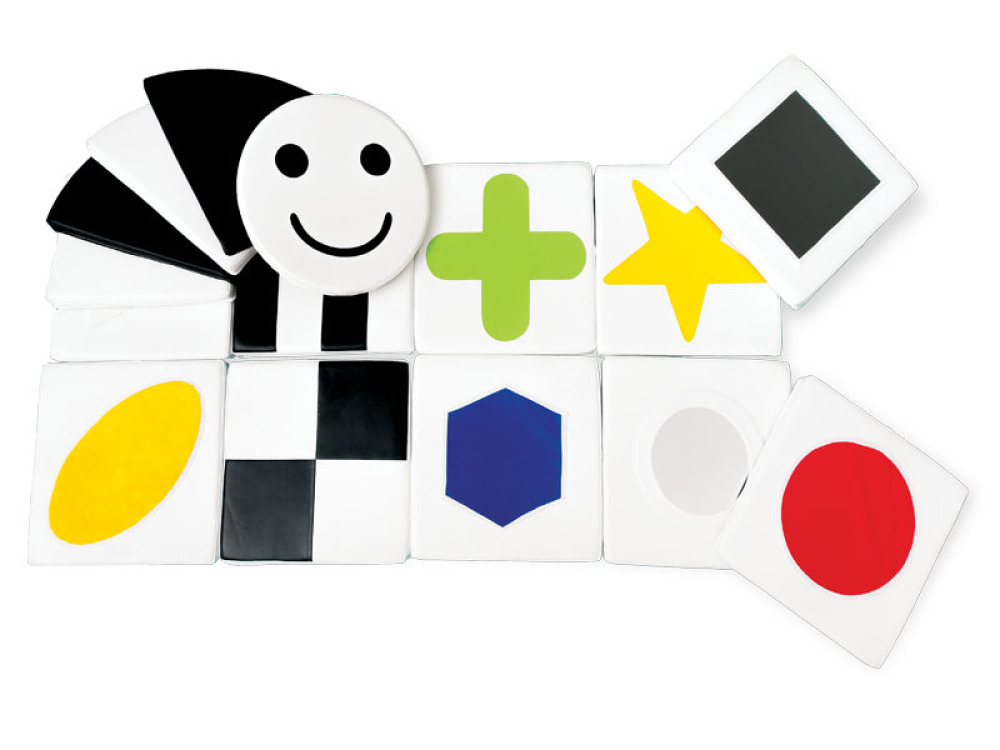 Sensory path. Foam square set