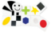Sensory path. Foam square set