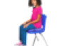 Wiggle Seat Sensory Cushion Butterfly