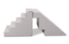 Steps with slide for dry pools