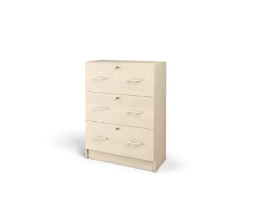 Wide chest of drawers from the Prima collection. Birch