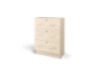 Wide chest of drawers from the Prima collection. Birch