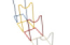 Single Metal Water Channel Stands (1 of each height, Set of 4)
