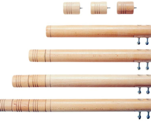 Wooden legs 0-3. Set of 4.