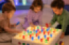 TABLE TOP PANEL WITH COLOURED RODS