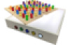 TABLE TOP PANEL WITH COLOURED RODS