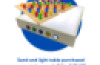 TABLE TOP PANEL WITH COLOURED RODS
