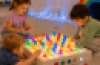 TABLE TOP PANEL WITH COLOURED RODS