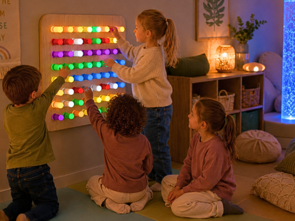 WALL HANGING SENSORY LIGHT PANEL