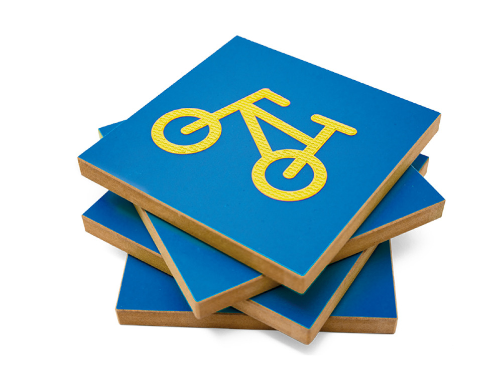 Graphomotor tiles Traveling. 3D Sensory pictograms