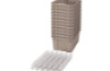 Big plastic containers with runners - eco beige - 12