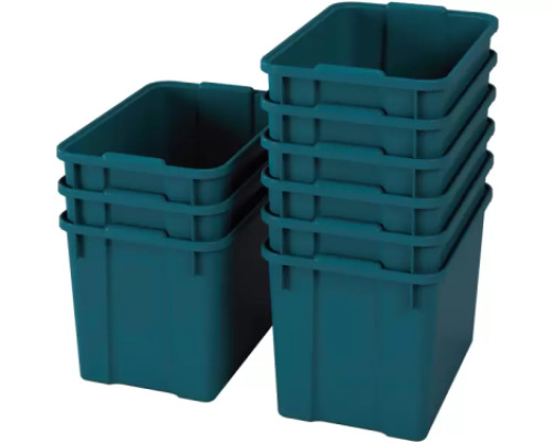 Extra large plastics containters - eco sea green - 09