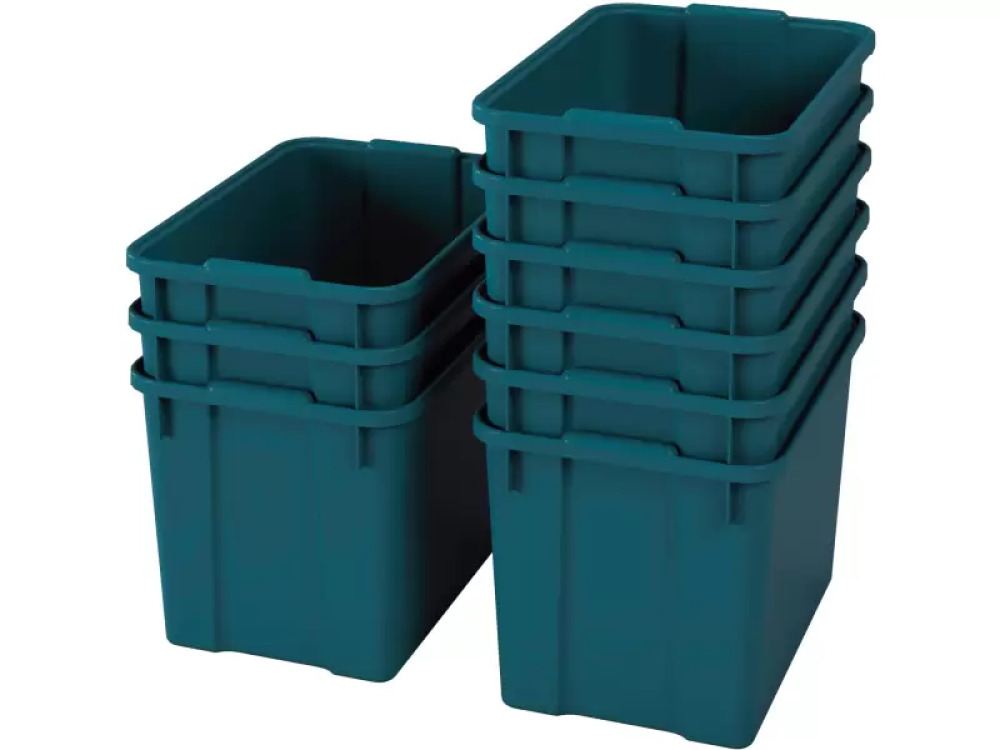 Extra large plastics containters - eco sea green - 09