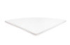 Corner mat white for mirror corner