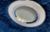 Retro Egg Chair with Sound and Lights – Blue