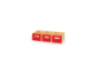 3 - big wooden trays - Red