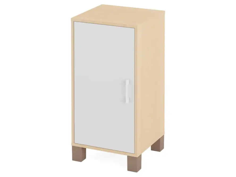 Small cabinet with shelves and doors. White. Fresh Collection