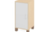 Small cabinet with shelves and doors. White. Fresh Collection