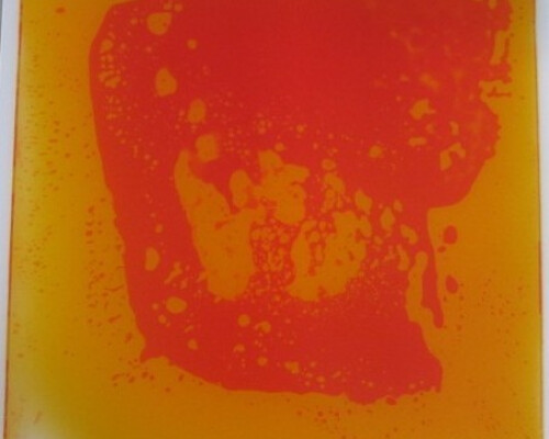 Liquid Floor Tile Orange / Red