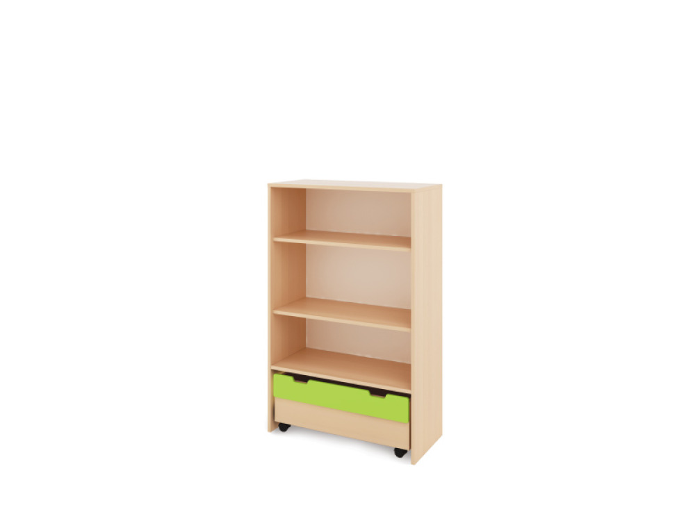 Storage Unit XL with shelves + containers - Green
